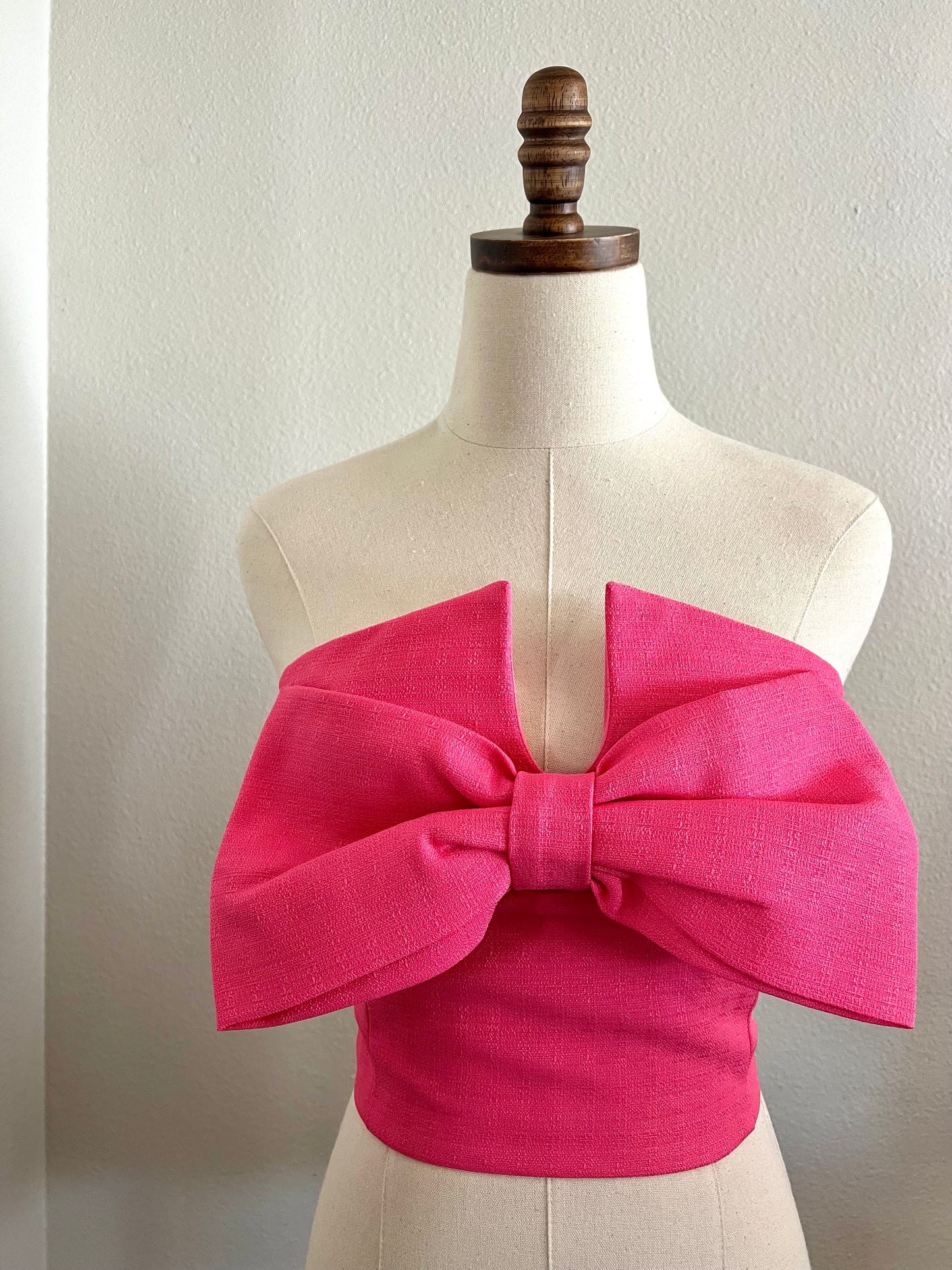 Pink Tube Bow Top