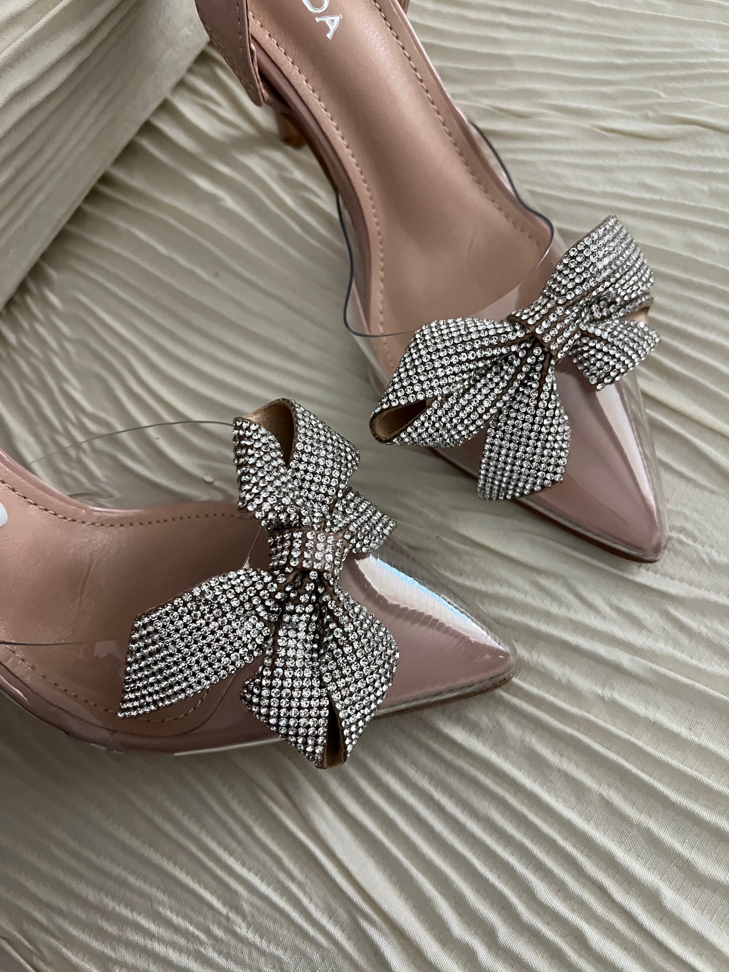 Bow Diamond Heels