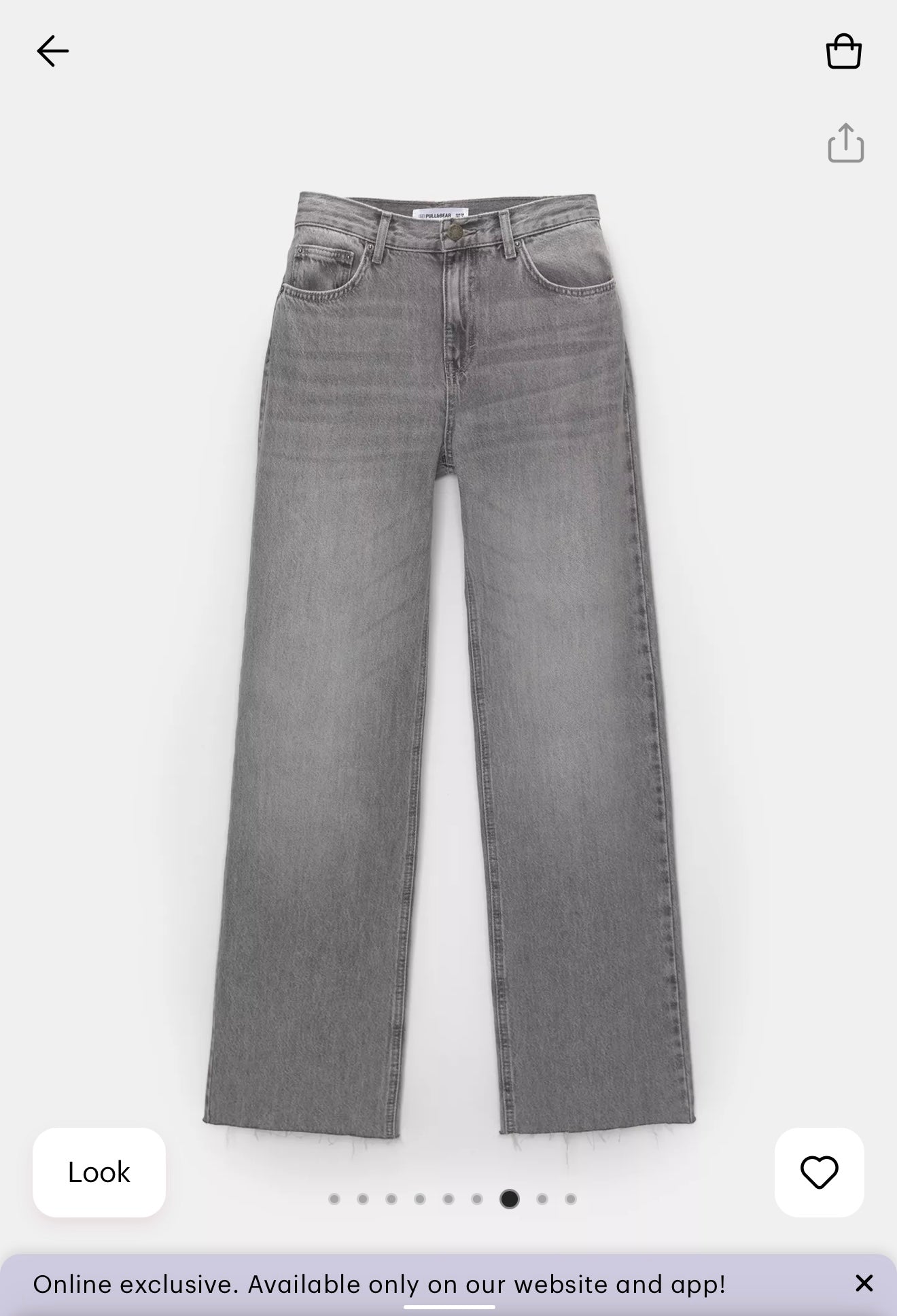 Pull & Bear Straight Leg High Rise