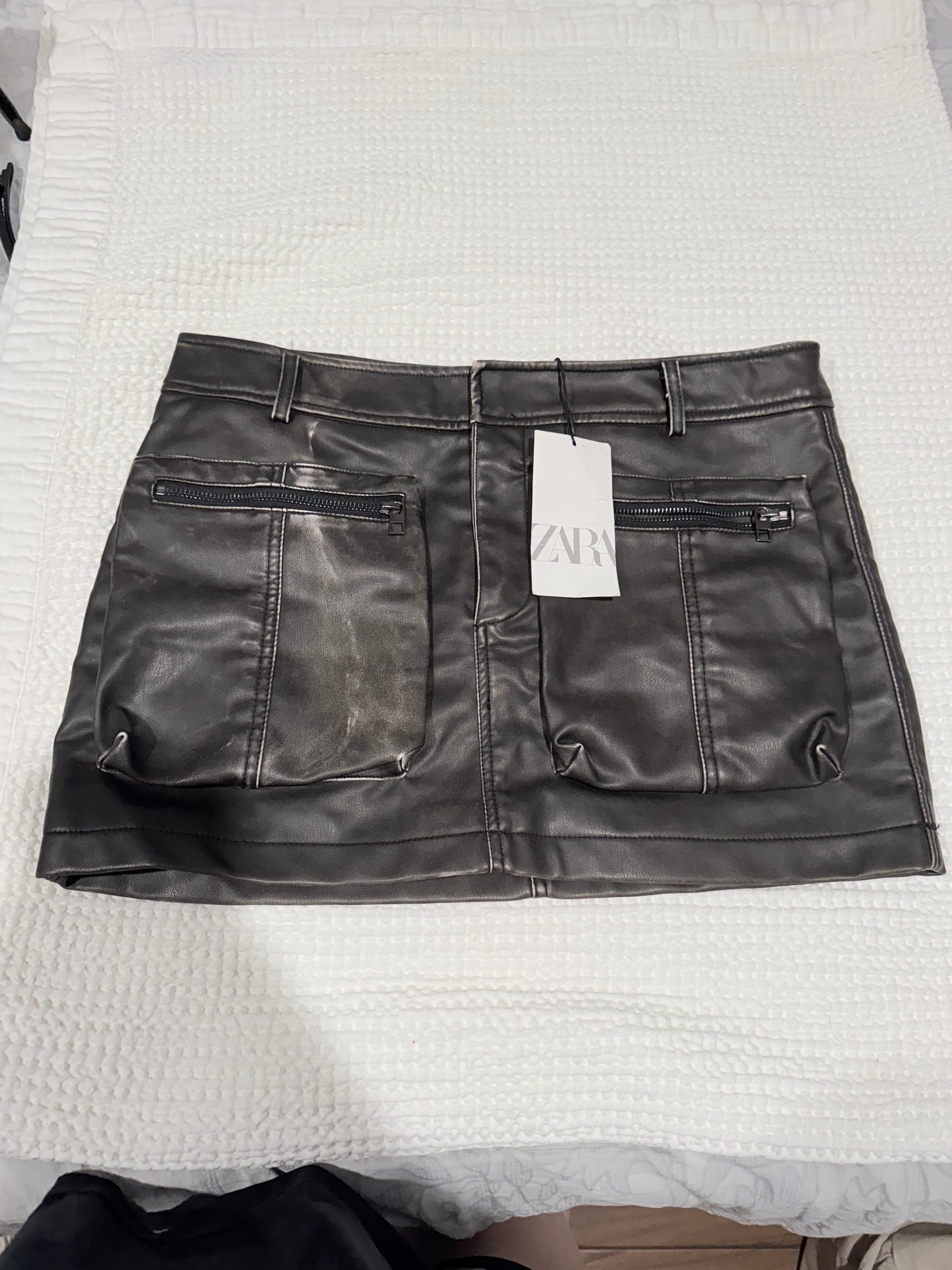Zara Leather Skirt