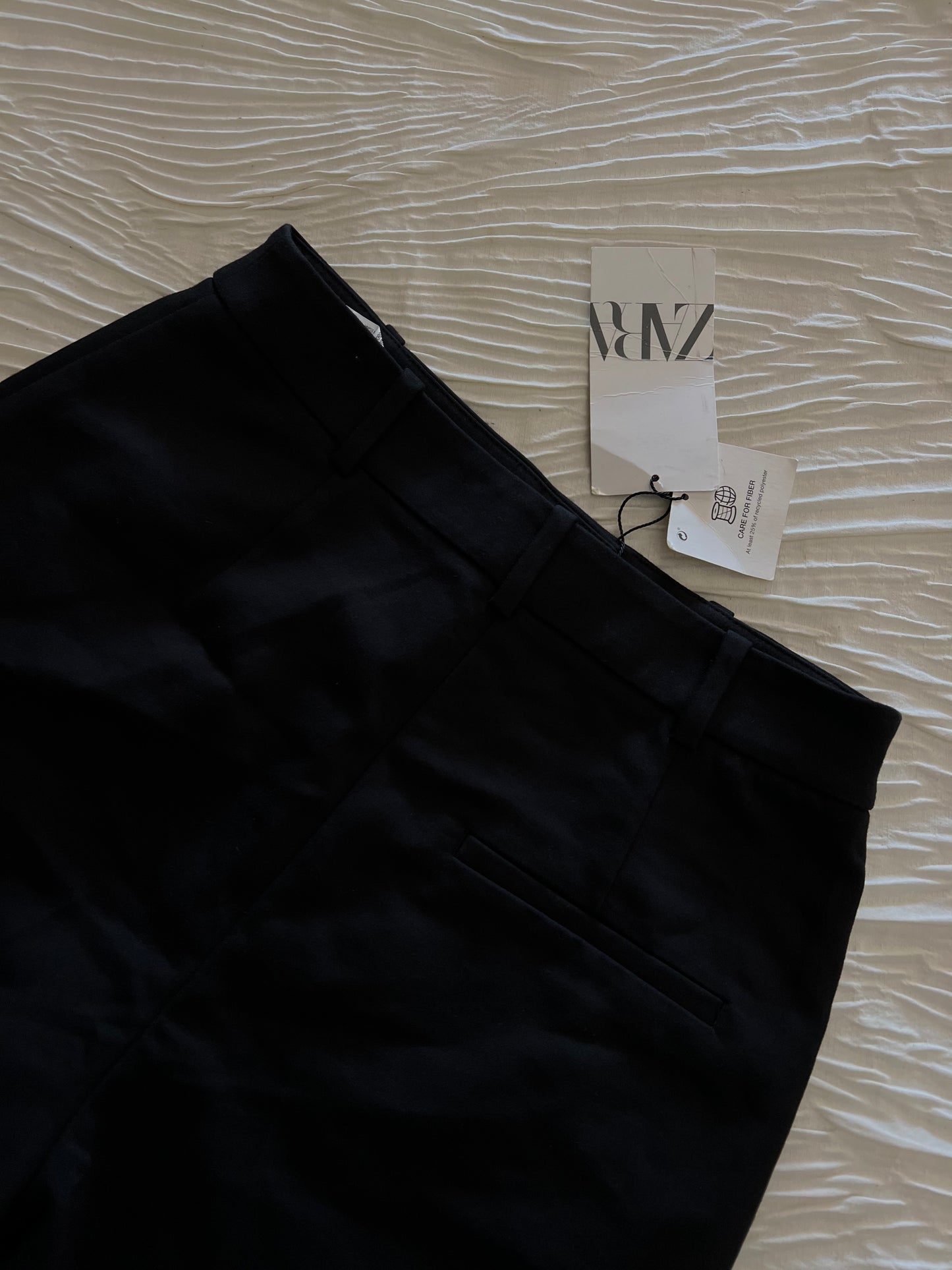 Zara Black High Wasted Shorts