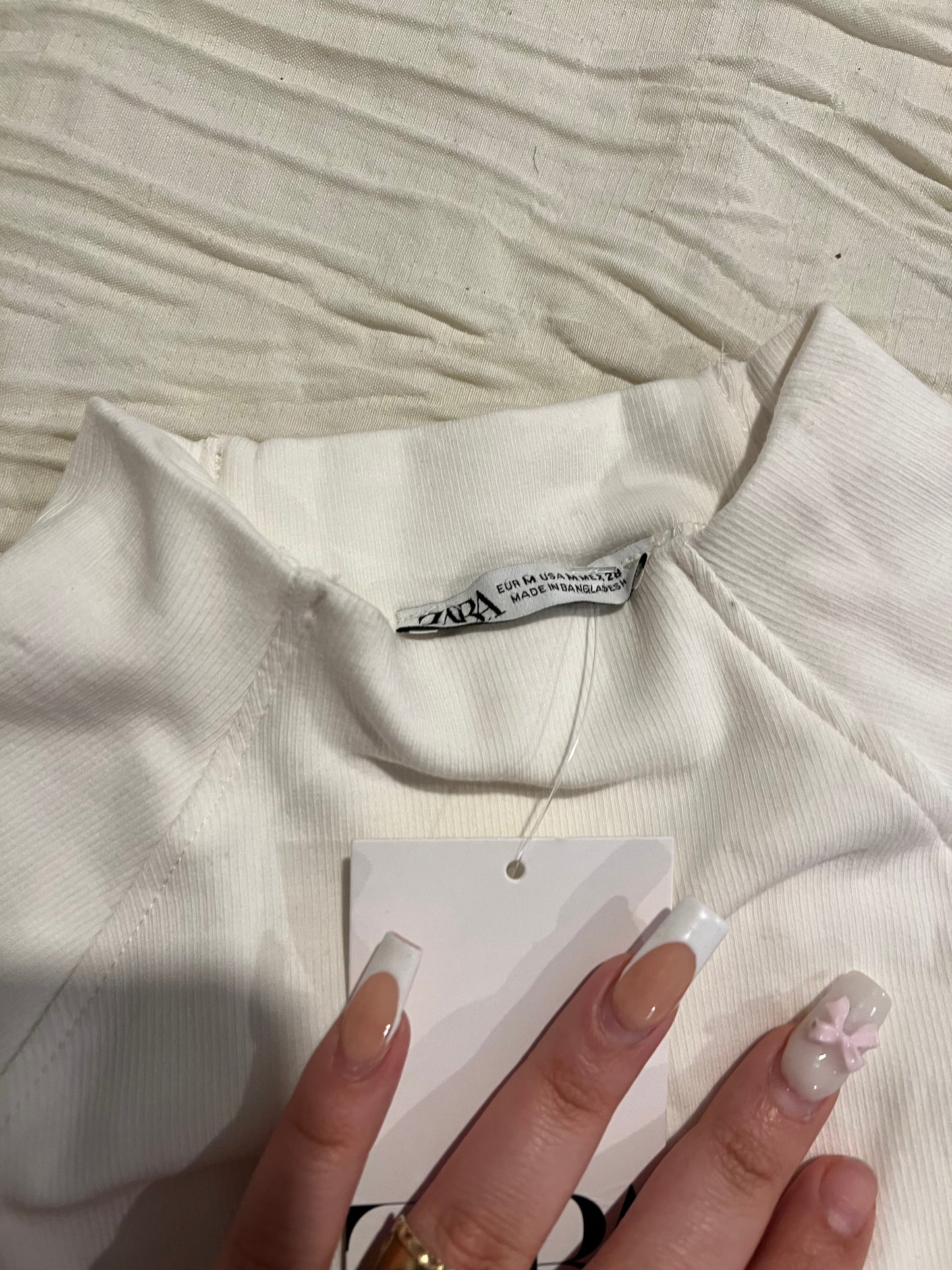 Zara White Long Sleeve