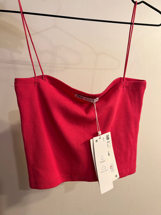 Zara Pink Spaghetti Top