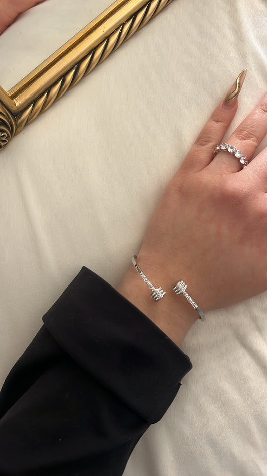 Glam Silver Bracelet