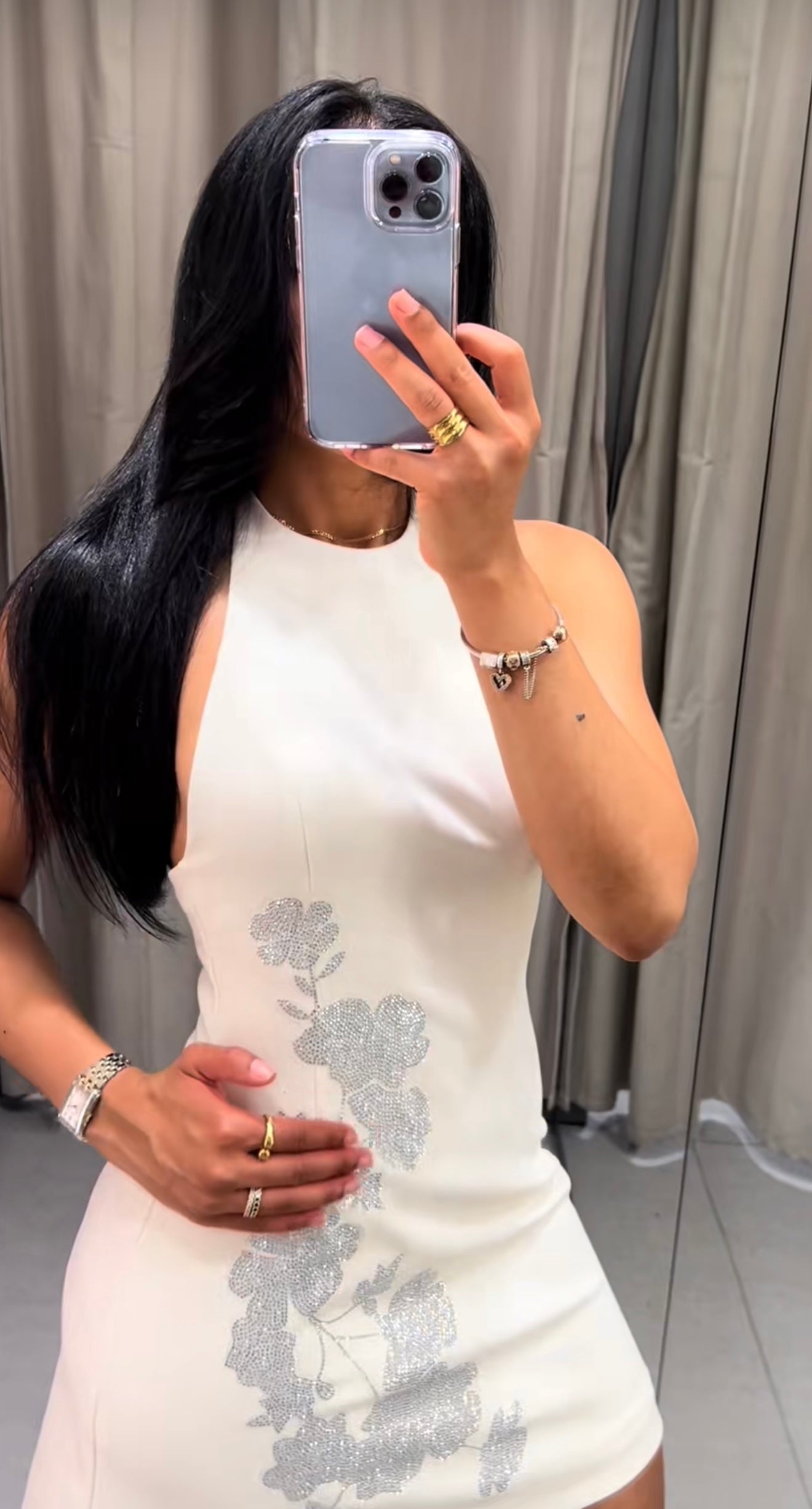Zara Rhinestone Dress