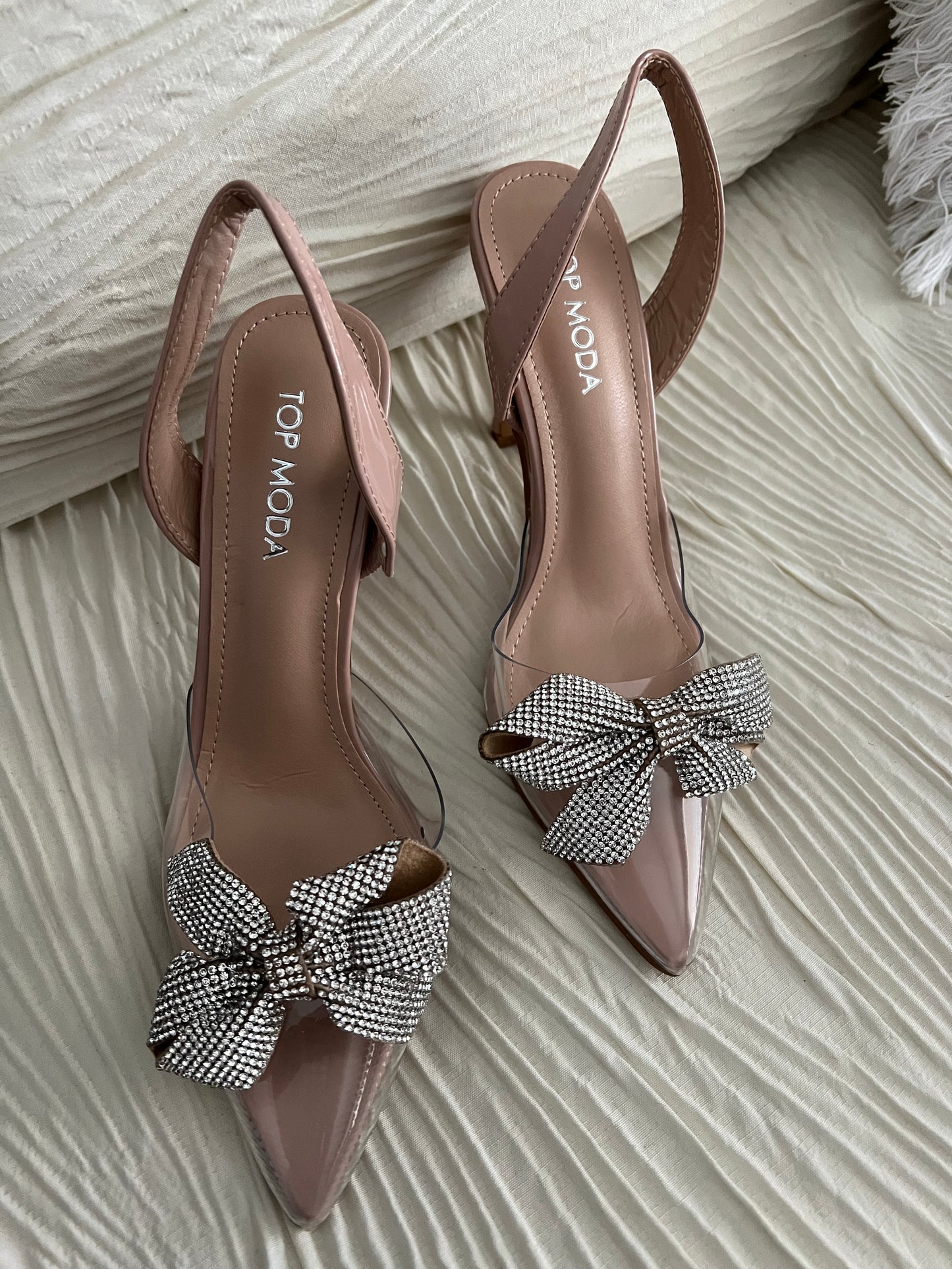 Bow Diamond Heels