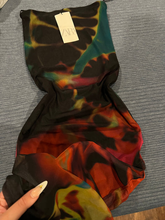 Mesh Tie Dye Zara Dress