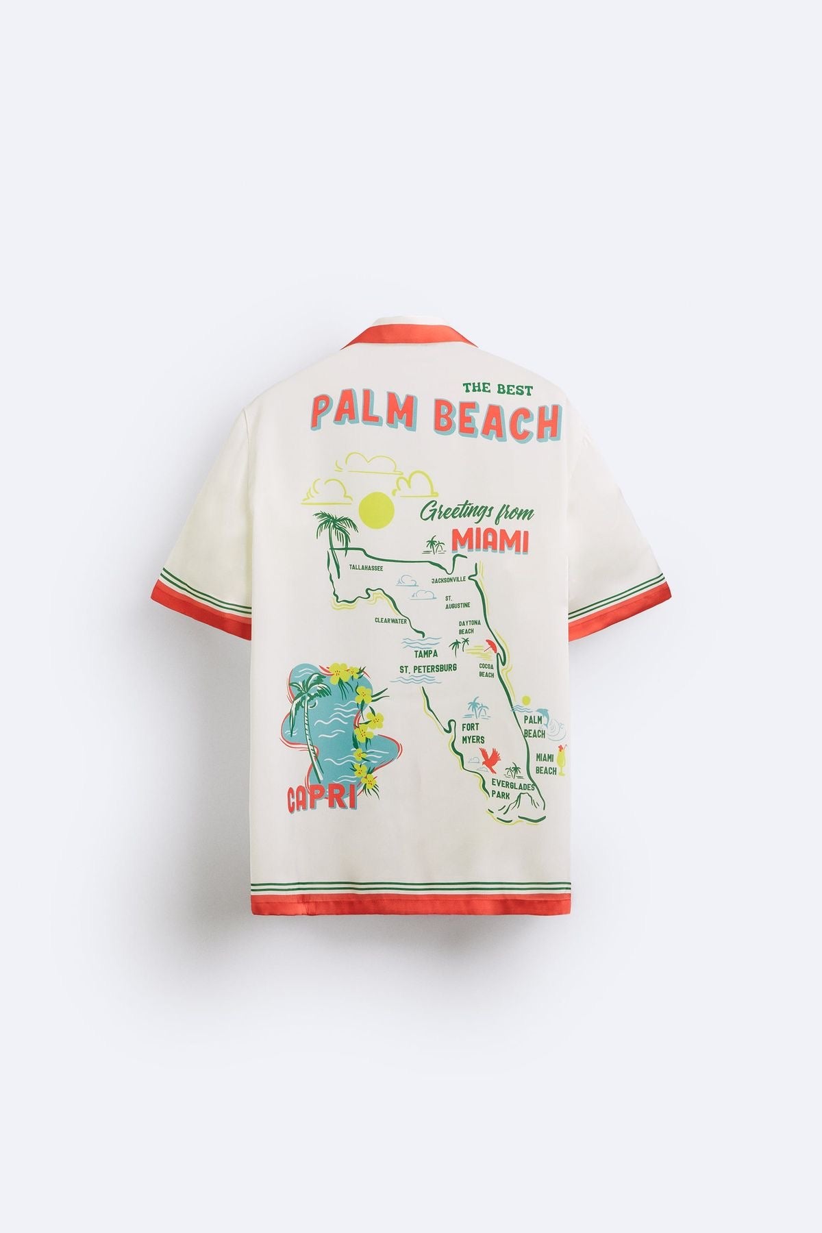 Zara Palm Beach Shirt