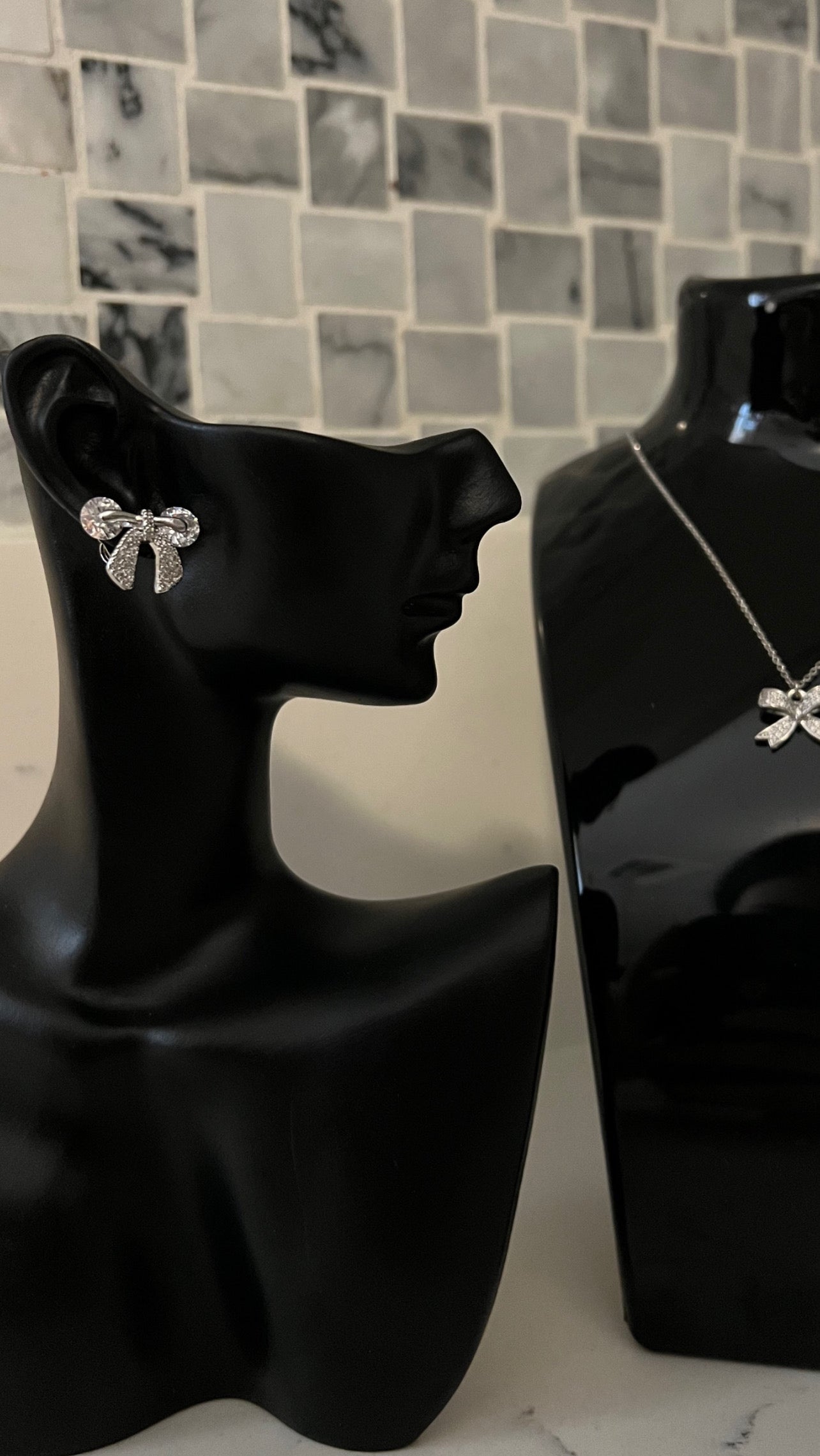 Silver Coquette Earrings