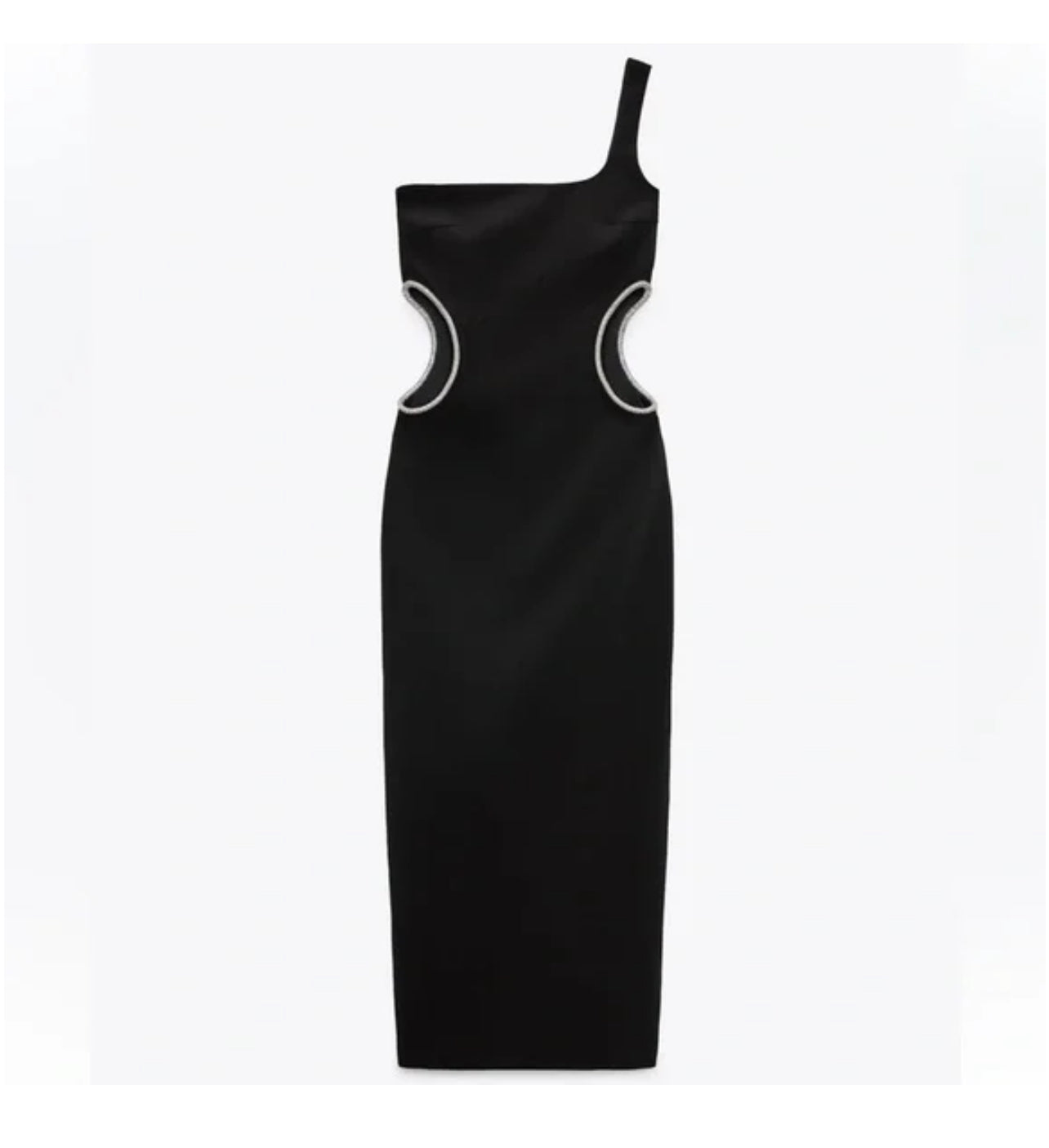 Zara Black Rhinestone Dress