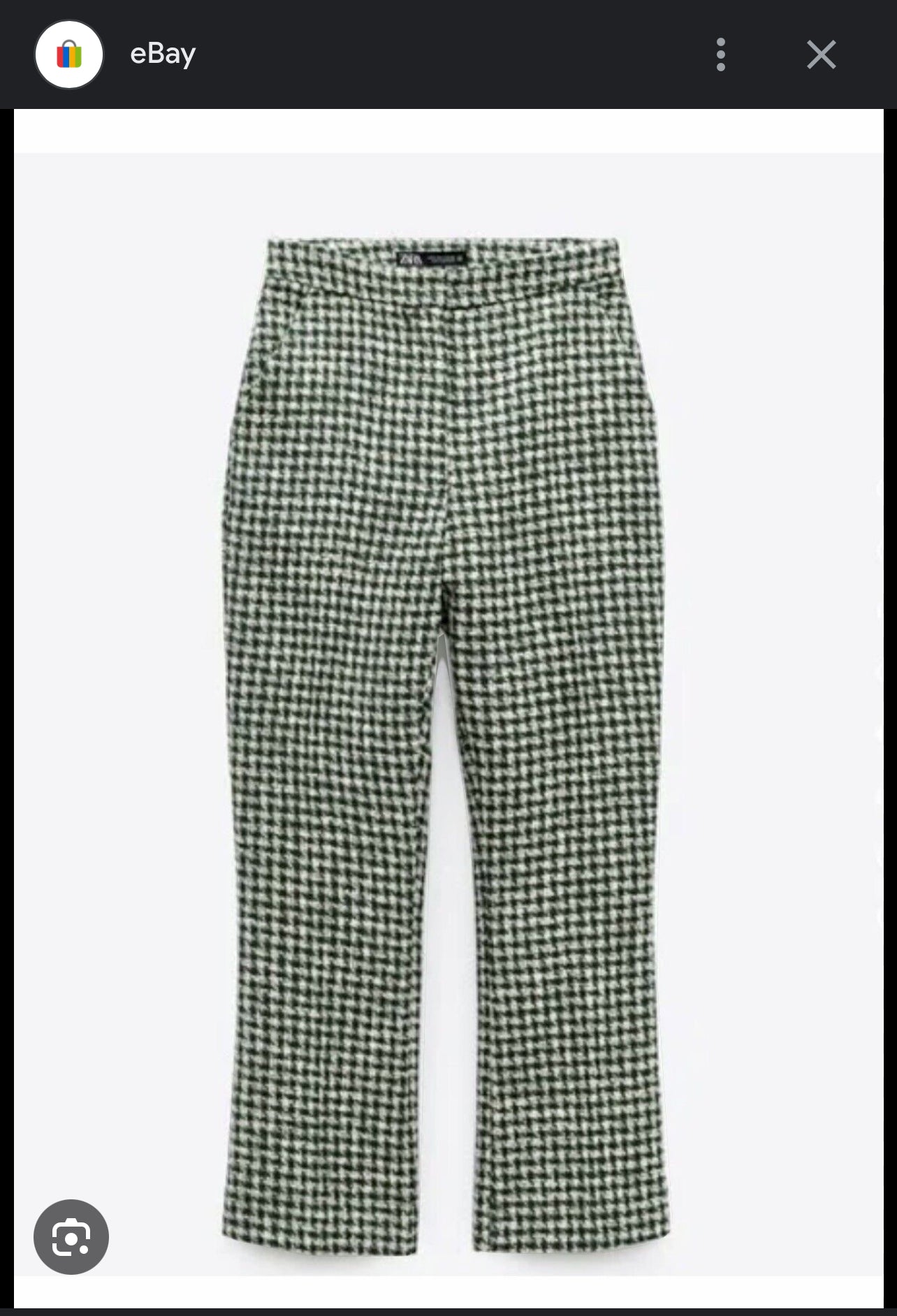 Zara Light Green Knit Dressing Pants