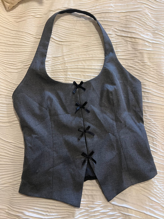 Zara Bow Halter Top