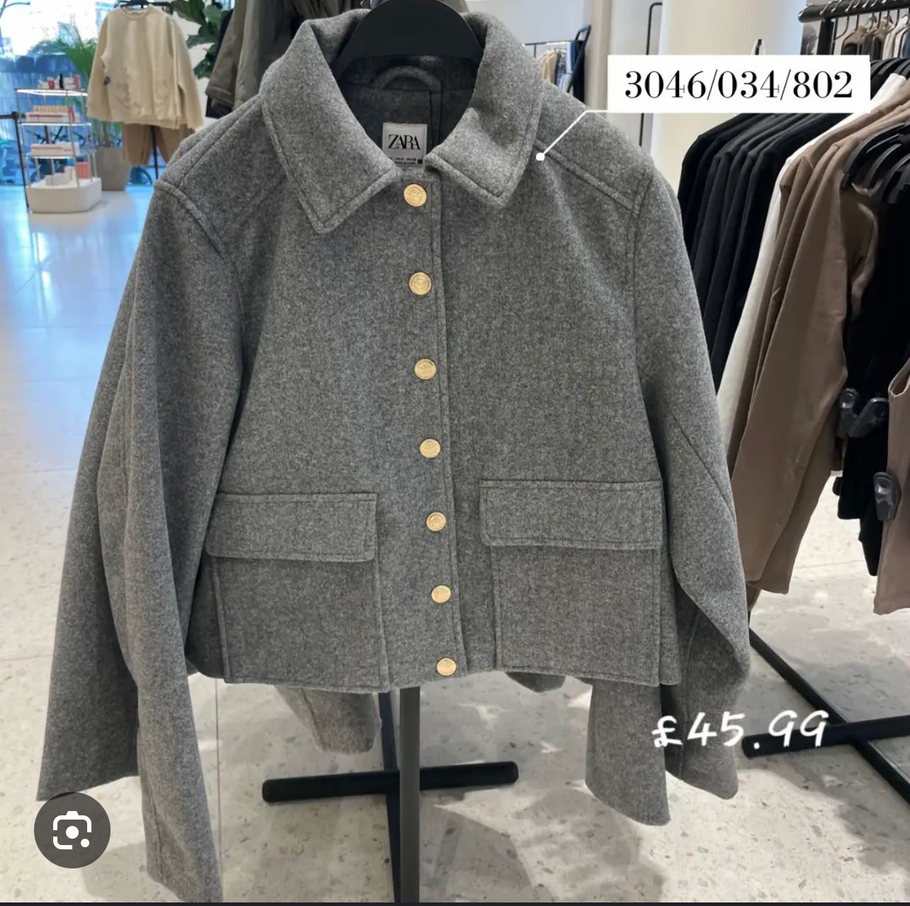 Zara Grey Coat