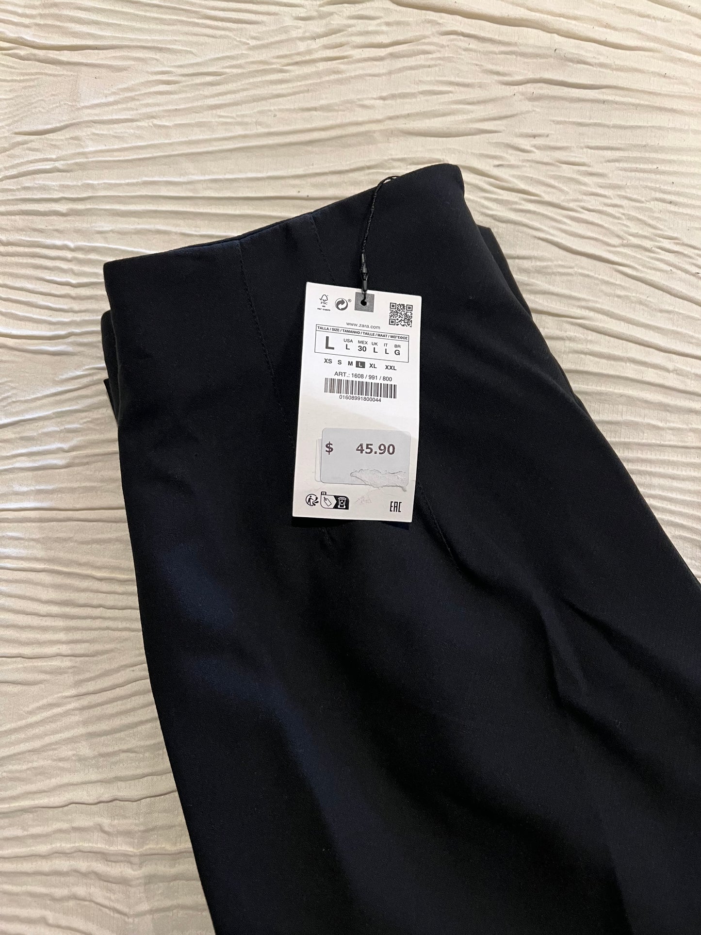 Zara Black Dressing Pants